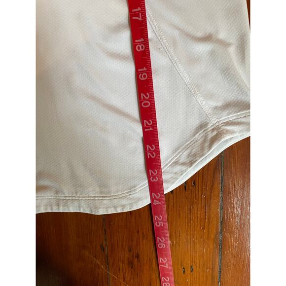 Lululemon Women’s White Polo Shirt Size 6 Recycled Nylon Golf Tennis Top - Picture 7 of 7